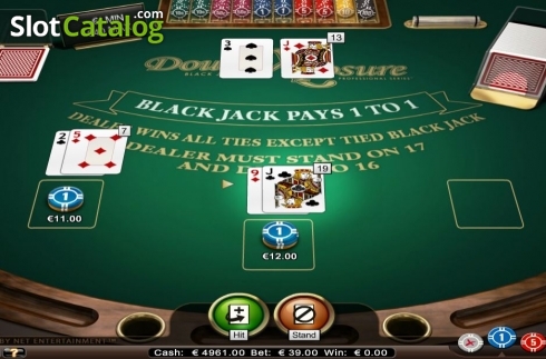 Скрин5. Double Exposure Blackjack Professional Series слот