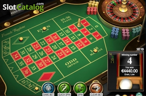 Скрин6. French Roulette High Limit слот