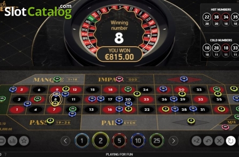 Скрин5. French Roulette VIP Limit слот