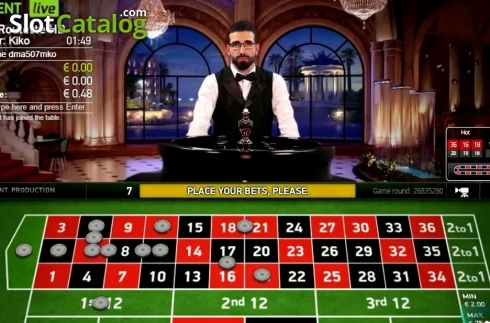 Скрин3. Italian Roulette Live Casino (NetEnt) слот