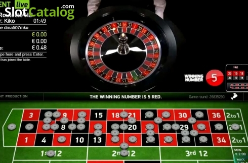 Скрин4. Italian Roulette Live Casino (NetEnt) слот