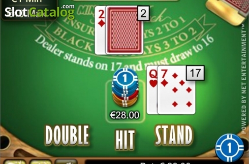 Скрин4. Mini Blackjack (NetEnt) слот
