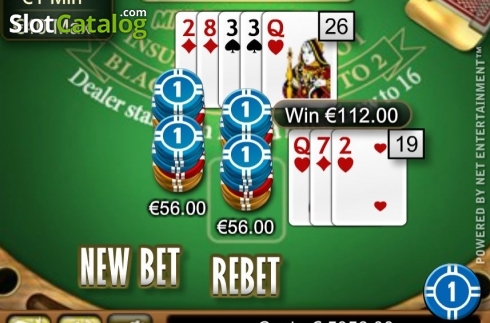 Скрин5. Mini Blackjack (NetEnt) слот