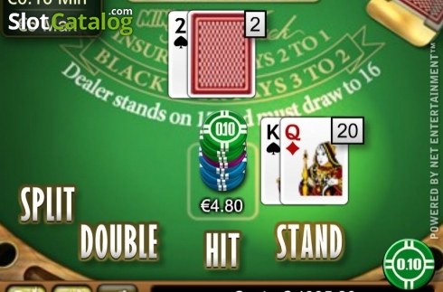 Скрин3. Mini Blackjack Low Limit слот