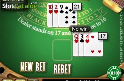 Скрин5. Mini Blackjack Low Limit слот