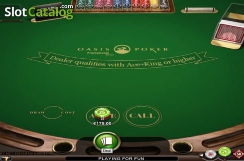 Скрин2. Oasis Poker Professional Series High Limit слот