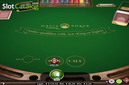 Скрин5. Oasis Poker Professional Series High Limit слот