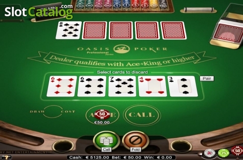 Скрин6. Oasis Poker Professional Series High Limit слот
