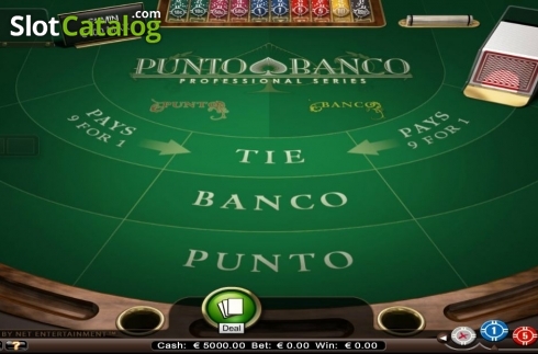 Скрин2. Punto Banco Professional Series слот