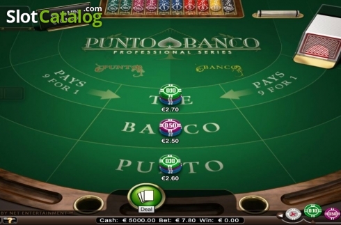 Скрин2. Punto Banco Professional Series Low Limit слот