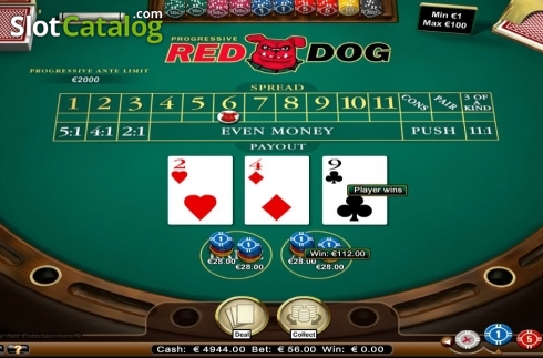 Скрин4. Red Dog (NetEnt) слот