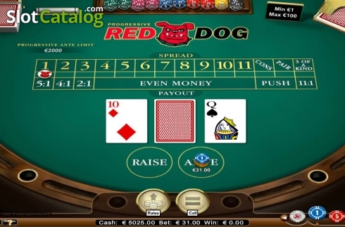 Скрин6. Red Dog (NetEnt) слот