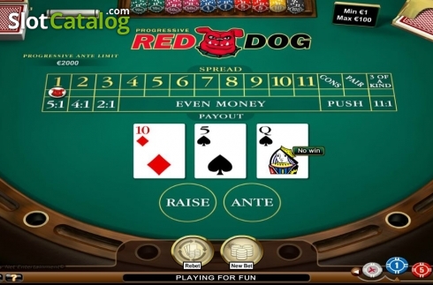 Скрин7. Red Dog (NetEnt) слот