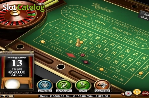 Скрин3. Roulette Advanced High Limit слот