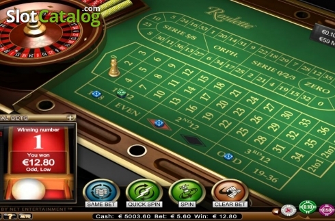 Скрин5. Roulette Advanced Low Limit слот