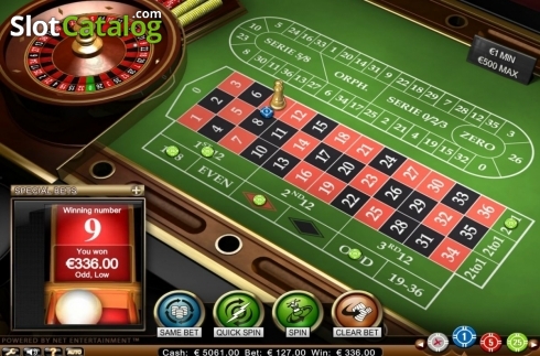Скрин3. Roulette Pro (NetEnt) слот