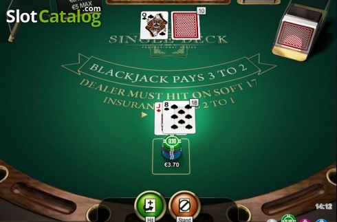 Скрин3. Single Deck Blackjack Professional Series Low Limit слот