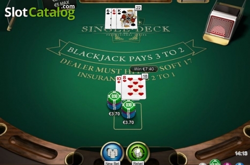 Скрин6. Single Deck Blackjack Professional Series Low Limit слот