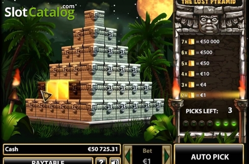 Скрин3. The Lost Pyramid слот