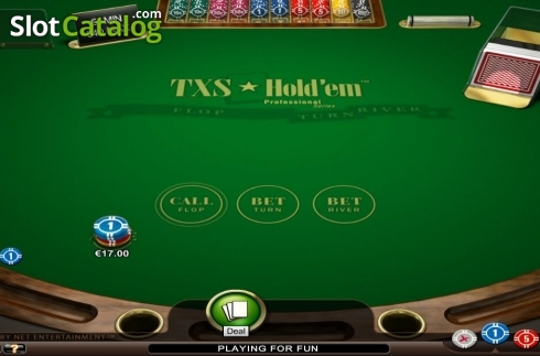 Скрин2. Texas Hold'em Professional Series слот