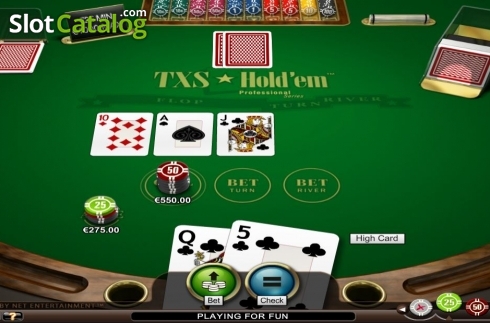 Скрин4. Texas Holdem Professional Series High Limit слот