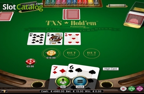 Скрин4. Texas Holdem Professional Series Low Limit слот