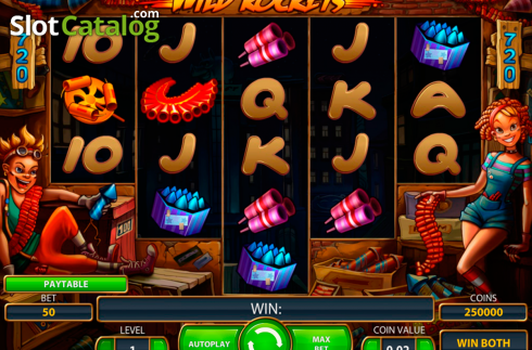Скрин2. Wild Rockets слот