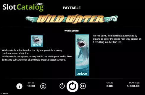 Скрин8. Wild Water слот