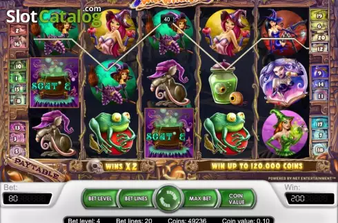 Скрин3. Wild Witches (NetEnt) слот