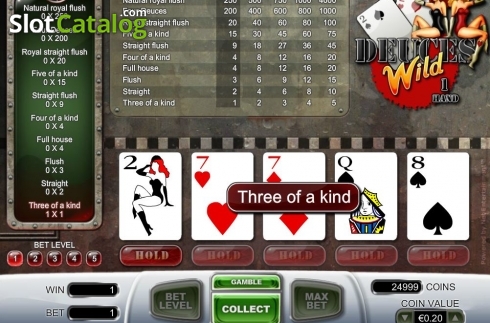 Скрин3. Deuces Wild (NetEnt) слот