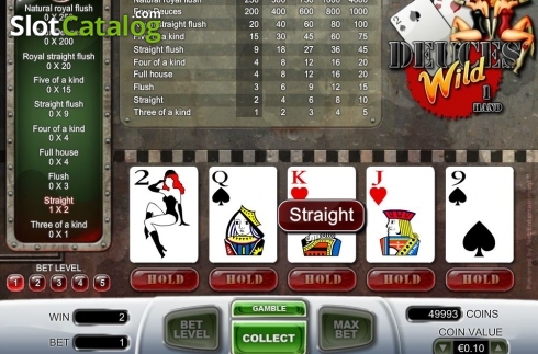 Скрин5. Deuces Wild (NetEnt) слот