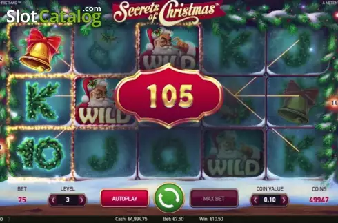 Скрин3. Secrets of Christmas слот