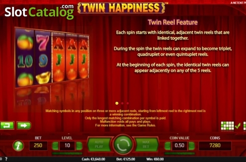 Скрин7. Twin Happiness слот