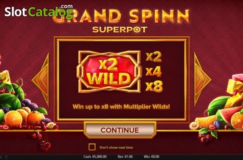 Скрин2. Grand Spinn Superpot слот
