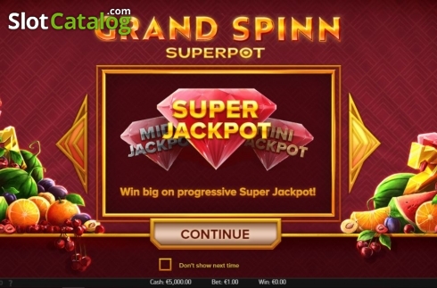Скрин3. Grand Spinn Superpot слот