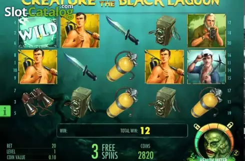 Скрин3. Creature from the Black Lagoon слот