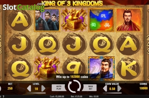 Скрин2. King of 3 Kingdoms слот
