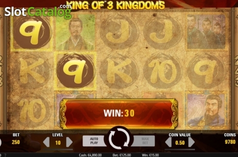 Скрин3. King of 3 Kingdoms слот