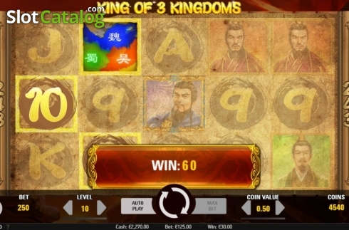 Скрин5. King of 3 Kingdoms слот