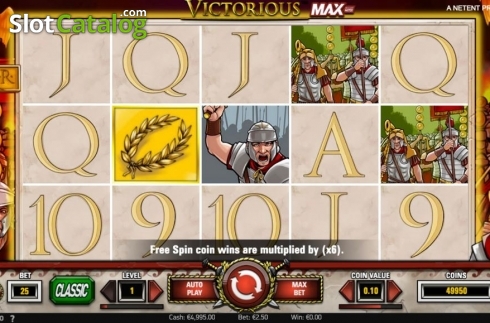 Скрин3. Victorious MAX слот