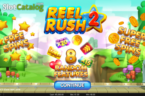 Скрин2. Reel Rush 2 слот