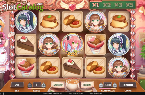Скрин2. Magic Maid Cafe слот