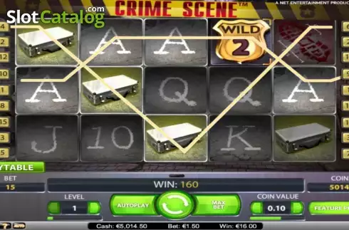 Скрин3. Crime Scene (NetEnt) слот