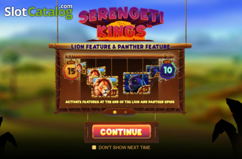 Скрин2. Serengeti Kings слот