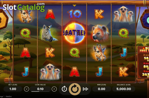 Скрин3. Serengeti Kings слот