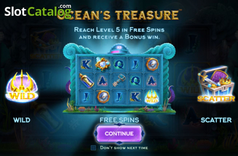 Скрин2. Ocean's Treasure слот