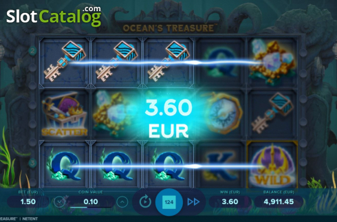 Скрин5. Ocean's Treasure слот