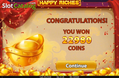 Скрин2. Happy Riches слот