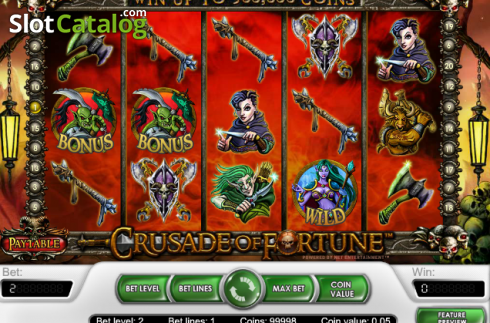 Скрин4. Crusade of Fortune слот