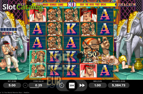 Скрин4. Street Fighter 2: The World Warrior слот